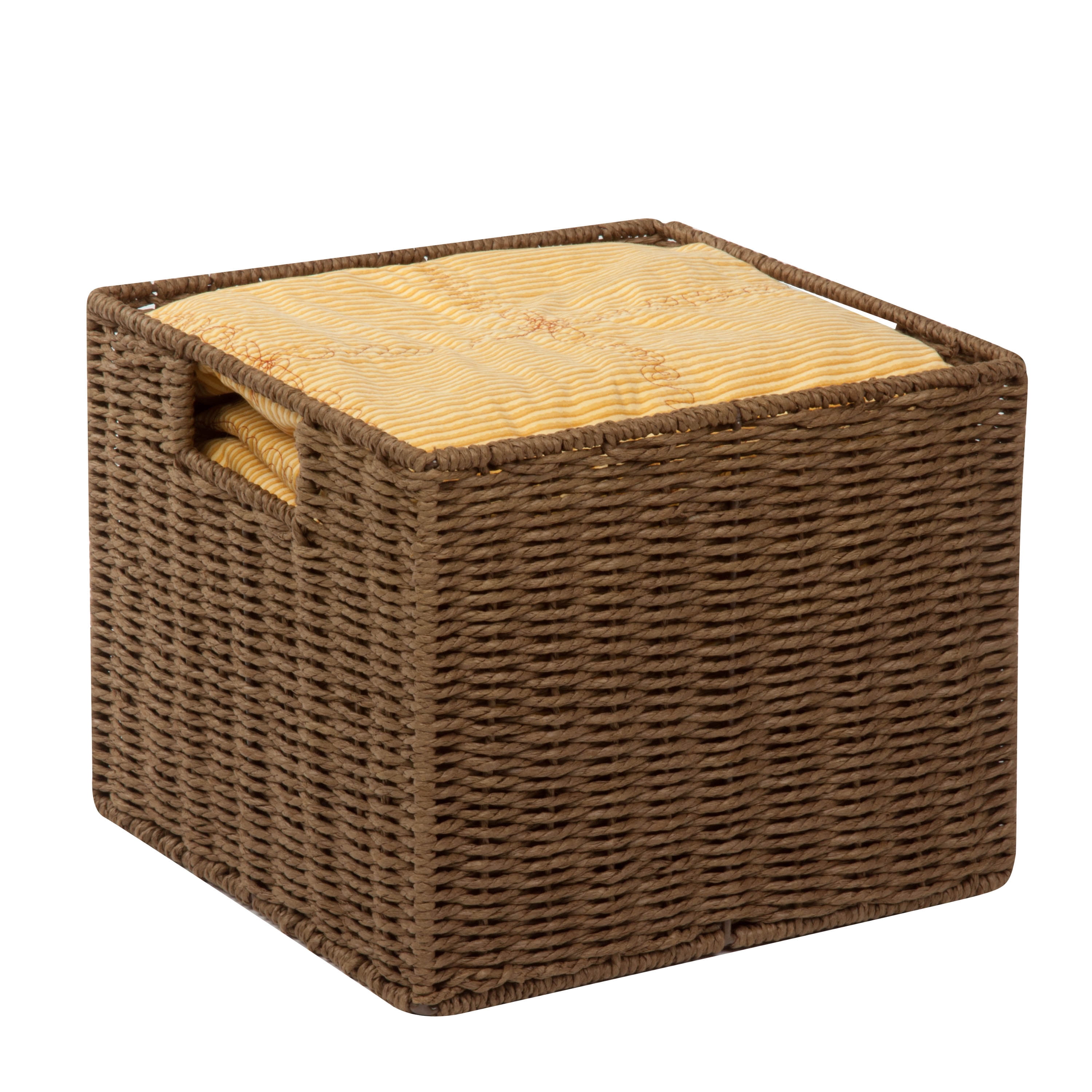 paper rope storage baskets