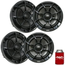 Wet Sounds - Two Pairs Of RECON 6-BG Recon Series 6.5" Coaxial speakers With Black XS Grilles And Cones