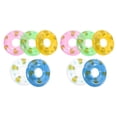 thumbnail image 1 of 10pcs Adorable Mini Swimming Rings Duck Pattern Small Swim Rings Mini House Decors, 1 of 2