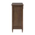 thumbnail image 3 of Walker Edison Traditional 44" Entryway Accent Cabinet - Dark Brown Oak, 3 of 12