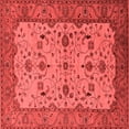 thumbnail image 1 of Ahgly Company Indoor Square Oriental Red Traditional Area Rugs, 8' Square, 1 of 4