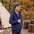thumbnail image 5 of Pogiun Boys Fleece Jacket Sherpa Lined Zip Up Hoodies for Kids Winter Coat Navy 11-12Y, 5 of 6