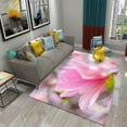 thumbnail image 2 of Flower white pink Magnolia decorative carpet bedroom living room restaurant kitchen bathro, 2 of 7