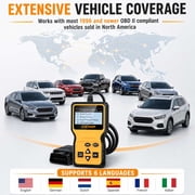Car OBD2 Scanner Diagnostic Tool, CICPAP Engine Fault Code Reader for All OBD II Protocol Cars since 1996, Professional Car Code Readers & Scan Tools