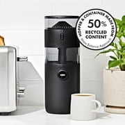 OXO Brew Compact Conical Burr Coffee Grinder, Stainless Steel Burrs, Matte Black