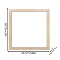 thumbnail image 2 of 8 Inch Square Photo Frame for DIY Wall Gallery, Solid Wood Picture Display, Desktop and Wall Mounted Picture Frame, Home Office Decor, Memories Showcase, 2 of 6