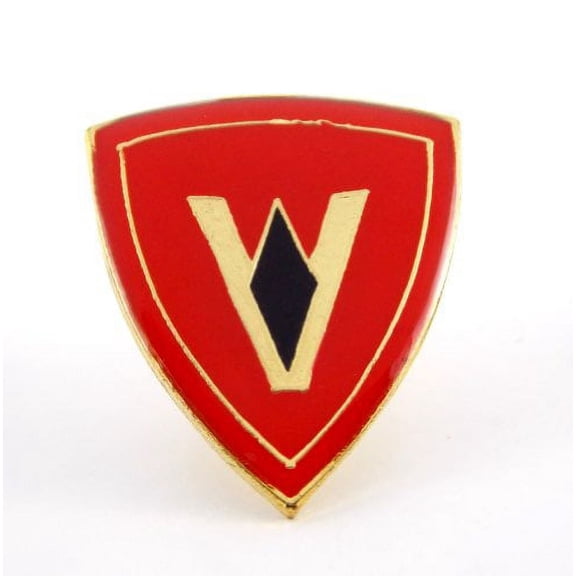US Marine Corps USMC 5th Marines Division Lapel Hat Pin Military PPM660 (1 pin)