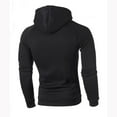 thumbnail image 2 of Fleece Hoodies for Men Quarter Zip Hooded Sweatshirt Winter Sherpa Lined Pullover Top Casual Warm Hoody Drawstring Workout Gym Sports Outdoor Sportwear with Pockets, 2 of 6