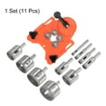 thumbnail image 3 of Uxcell 10 Packs 6mm to 50mm Diamond Drill Bits Hollow Drill Hole Saw Set with Guide Fixture for Glass Tile, 3 of 6