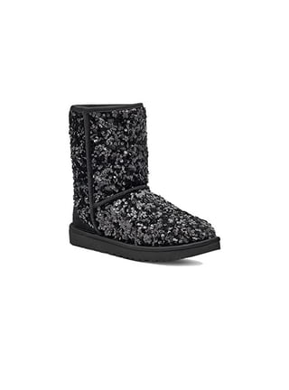 Classic Short Chunky Sequin Boot