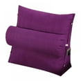 thumbnail image 2 of 7.87*17.71*17.71"/7.87*19.68*23.62" Wedge Shaped Reading Pillow/ TV Pillow Sofa Bed Chair Back Support Wedge-shaped Pad/Waist Neck Rest Pillow/ Home Office Chair Rest Cushion Neck Support Pillow, 2 of 5