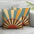 thumbnail image 3 of Throw Pillow Covers Vintage Sun Pillow Covers of Retro Sunset Throw Pillows Decorative Pillow Cases Cushion Covers for Bedroom Livingroom Sofa, 3 of 5
