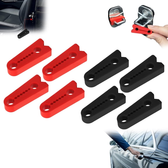 Virenlux Sound Damper Door Lock Buffer Silicone Car Door Bumper Pads Quiet Soft Closing & Anti-Scratch Protection Stop Soundproof Screaks Deaf Seal Deadener Deadening