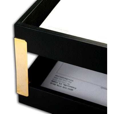 UPC 872164000024 product image for Dacasso School Office Boardroom Meeting Table Top Accessories Gold Stacking Post | upcitemdb.com