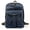 Dark Blue, variant on Retro Water Resistant Waxed Canvas & Leather Backpack, Large Capacity Outdoor Travel Rucksack with Breathable Back Panel, Fits 14" Laptop