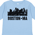 thumbnail image 4 of Inktastic Boston Massachusetts City Skyline with Grunge Boys or Girls Long Sleeve Toddler T-Shirt, 4 of 5