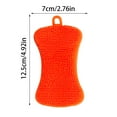 thumbnail image 2 of Herrnalise Silicone Sponge Silicone Scrubber Dish Brush Cleaning Sponges Circular and Soap-Shaped Silicone Dishwashing Brush Pad Double Sided Silicone Brush for Kitchen Dishes Fruits Vegetables, 2 of 2