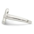 thumbnail image 3 of Sterling Silver Horizontal Tiny Freeform Cross Ring, 3 of 6