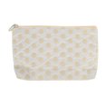 thumbnail image 1 of Bolsas de Maquillaje Rectangulares Planas Dots Convenientes 1 Pc para Viaje Pequeñas Blancas Amarillas de Poliéster, 1 of 5