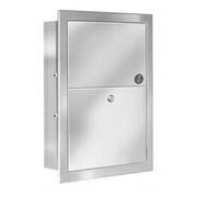 Bradley 4731-150000 - Standard Series Napkin Disposal, Recessed
