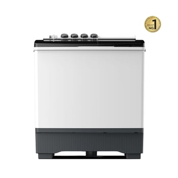 Lavadora Semiautomática Midea Dos Tinas 15Kg Twin Force Pulsator Blanca Midea MT100W150/W-MX