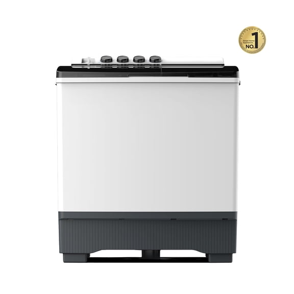Lavadora Semiautomática Midea Dos Tinas 15Kg Twin Force Pulsator Blanca Midea MT100W150/W-MX
