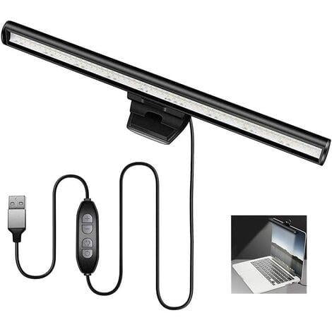 Descuento Barra de lámpara para monitor portátil, lámpara de pantalla Led, sin reflejos ni parpadeos, luz alimentada por USB, ahorra espacio, uso en hogar/oficina/C