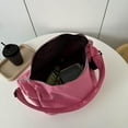 thumbnail image 3 of Sac Hobo pour Femmes Grande Capacité Sac Messager Harajuku Mode avec Pendentif Duveteux, 3 of 10