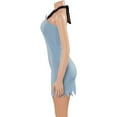thumbnail image 3 of Women's Sexy Halter Blue Dress Costume Halloween, 3 of 7