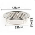 thumbnail image 2 of 10X Cache-Grille Rond en Métal pour Armoire et Placard Ventilation Maison, 2 of 9