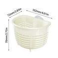 thumbnail image 4 of Sentmoon Kitchen Sponge Holders Sponge Holders Kitchen Sink Storage Basket Suction Wall Ginger Garlic Storage Box with Suction Cup Hole-free Sink Sponge Storage Basket, 4 of 10