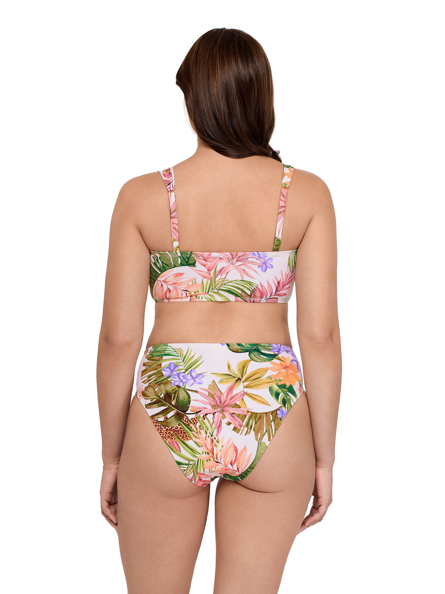 Sofia by Sofia Vergara Women's and Women's Plus Twist Bandeau Bikini Top, Sizes XS-2X
