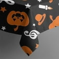 thumbnail image 5 of Musical Halloween Icons Pattern Square Tablecloth,Waterproof Square Table Cover,Wipeable Spillproof Washable Table Cover for Home Kitchen Party Decor 42"X42"(107x107cm), 5 of 6