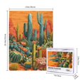 thumbnail image 4 of 500 pcs Charm Cactus Garden 500 Piece Vibrant Jigsaw Puzzle,Fun Plant Wooden Puzzles,Classic Cactus Garden High difficulty puzzle 500 Piece,Great for Relaxation and Display for Puzzle Enthusiasts, 4 of 6
