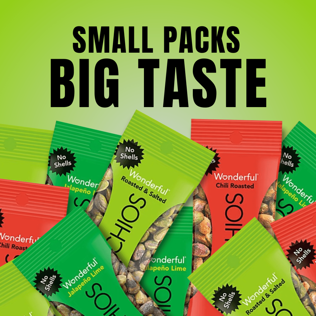 No shell Pistachio Variety Pack – 21 Individual Snack Packs, Roasted & Salted Pistachios, Convenient Single Serve Nut Snacks for On-the-Go, Lunches & Vending