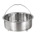thumbnail image 3 of Cesta para vaporera, cesta para cocinar al arrocera, cesta de drenaje de alimentos de acero inoxidable, inserto redondo para vaporera 22cm, 3 of 8