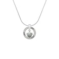 thumbnail image 2 of Delight Jewelry Silvertone Sea Turtle Joy Ring Charm Necklace, 18", 2 of 4