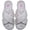 Cross Grey, variant on Millffy Ladies Womens Cross Fuzzy Fluffy Open Toe Slippers for Summer (Women US 11-12, Cross Black)