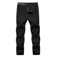 thumbnail image 1 of Pantalones de senderismo TBMPOY, ligeros e impermeables para hombre, color negro L, 1 of 7