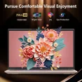 thumbnail image 3 of 15.6 High-Performance Laptop, 3.4 GHz Intel N100 Processor, 8GB RAM, 1TB SSD, Windows 11, Lightweight student Notebook PC Computer for Work, Backlit Keyboard, Fingerprint, WiFi 6 (RoseGold), 3 of 9