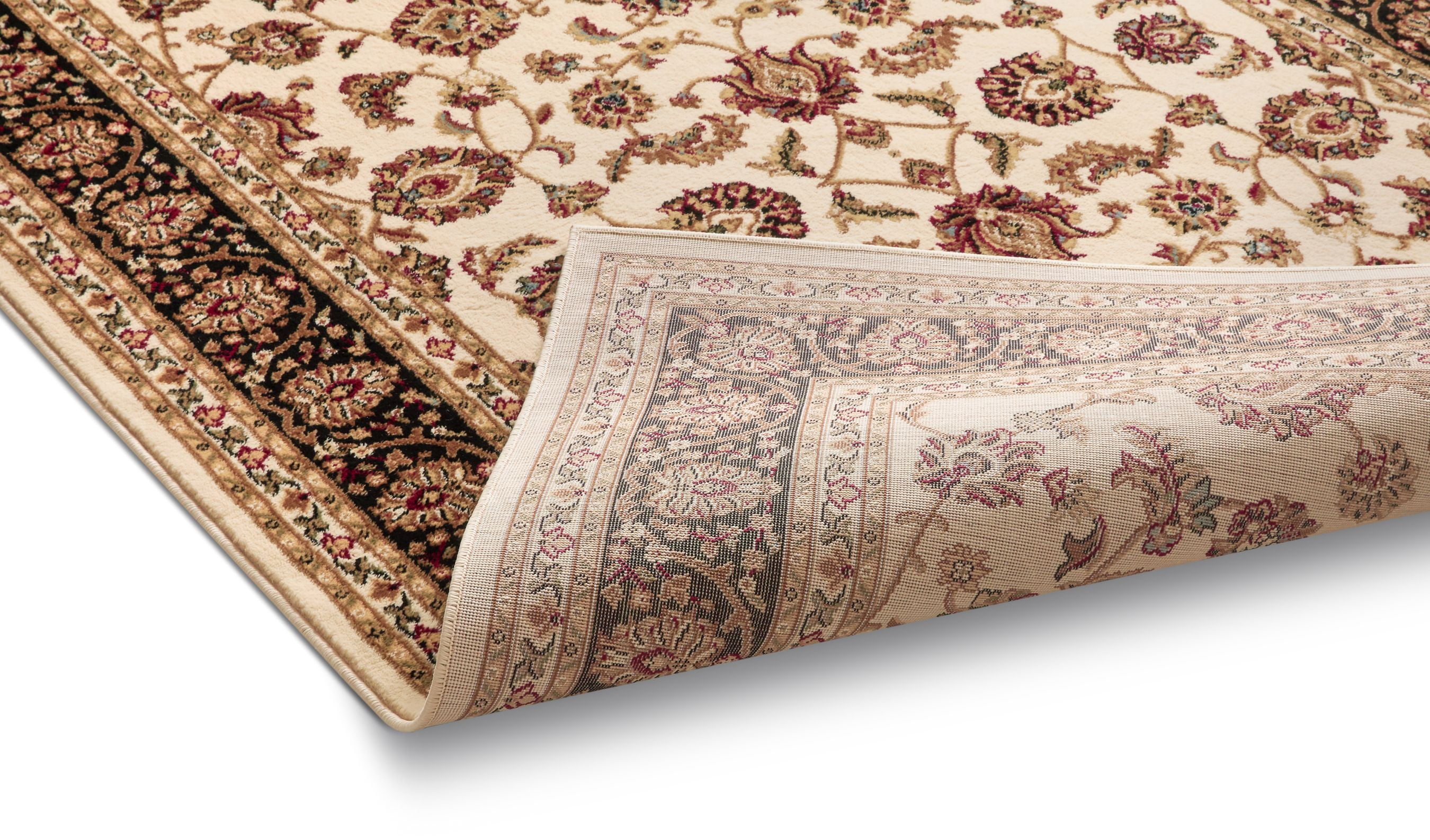 Well Woven Barclay Sarouk Traditional Oriental Panel Ivory 5'3" x 7'3" Area Rug