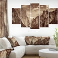thumbnail image 1 of Rocks and Forest in Black and White - Landscape Canvas Art Print, 1 of 3