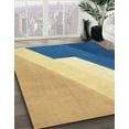 thumbnail image 2 of Ahgly Company Indoor Square Abstract Steel Blue Abstract Area Rugs, 3' Square, 2 of 6