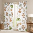 thumbnail image 2 of Homewish Cartoon Rainbow Dragon Blackout Curtains Set of 2 (52x84 Each) for Preppy Child Children,Kawaii Magical Animal Window Curtains,Stars Print Curtains and Drapes,Ultra Soft Home Decor, 2 of 6