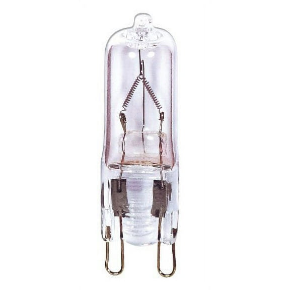 Satco S3546 1/Card 120V 75-Watt T4 G9 Base Light Bulb, Clear