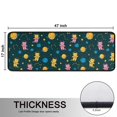thumbnail image 5 of Astronaut Cat and Planet Anti Fatigue Kitchen Rugs Set Of 2, Non Slip Washable Decorative Floor Mats for Sink Laundry and Home Use, 17"x47", 5 of 5