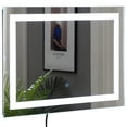 thumbnail image 3 of HomCom 31.10" x 23.23" Wall Mirror, White, 3 of 7