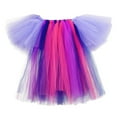 thumbnail image 6 of Godom Girls Sequin Tutu Dress 1T-8T Layered Mesh Elastic Waist Skirt Party Birthday Cake Outfit,Purple, 6 of 6