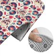 thumbnail image 5 of Xecao Skull Guitar record lips 2-Piece Vintage Seamless Anti-Skid Mat Set, featuring a stylish pattern for a safe and elegant toilet rug experience, 5 of 6
