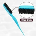 thumbnail image 4 of Unique Bargains Nylon Teasing Brush Three Row Salons Teasing Brush for Styling Backcombing Blue 8.86' Length, 4 of 7